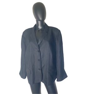 Lauren Ralph Lauren 100% linen blazer size 18W